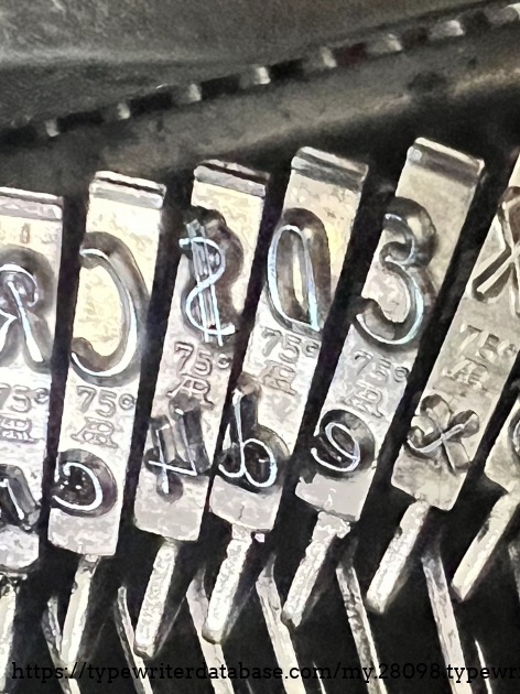 #75 Script at 11 cpi.  Also referred to as &ldquo;Roma&rdquo;.  Note the giant E and C.