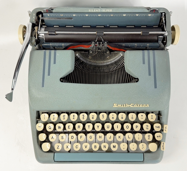 Smith Corona "Silent Super" from the top...