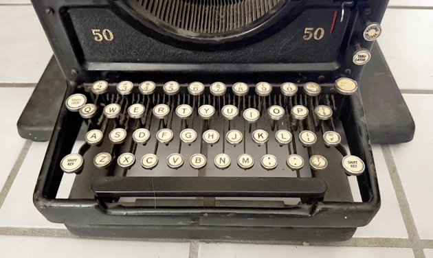 Remington "50" from the keyboard...