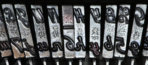 #75 Script, 11 cpi.  From RaRo.