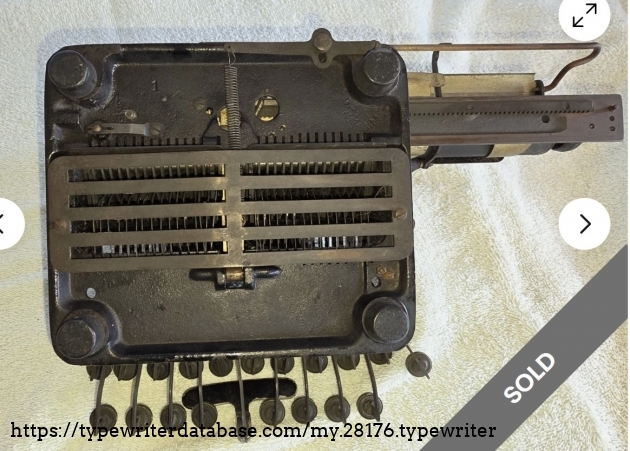 Underside of machine.