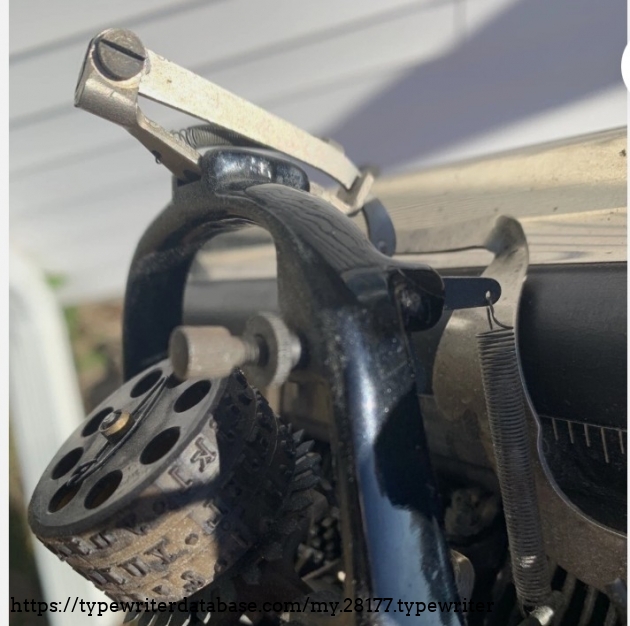 Typewheel, right-side view.