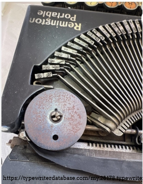 Right spool from behind.