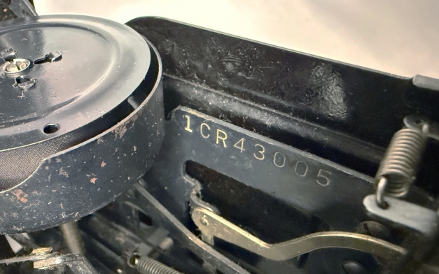 Corona "Standard" serial number location...