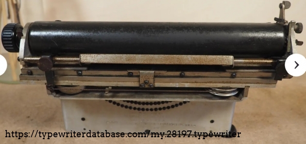 Aft view, carriage un-folded.