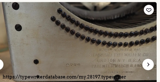 Aft closeup showing serial number.