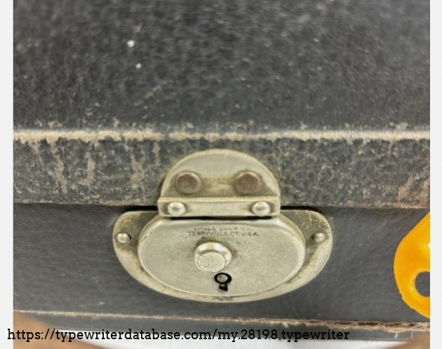 Case latch detail.