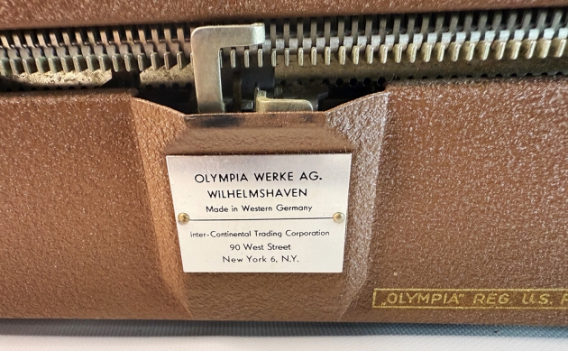 Olympia "SM4" from the back, detail...