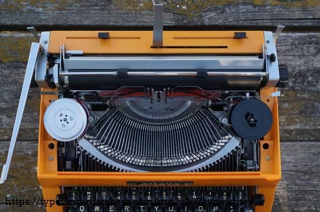 Top view, ribbon cover removed