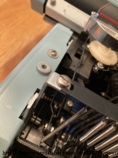 Slot in spring rack on each side.