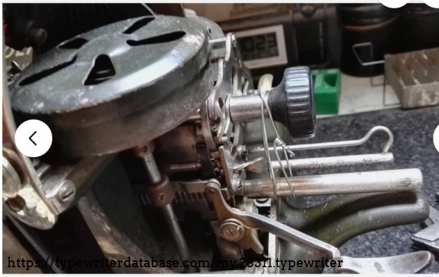 Right carriage end.