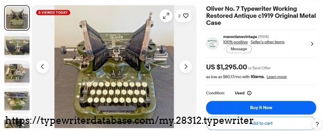 Main eBay listing page.