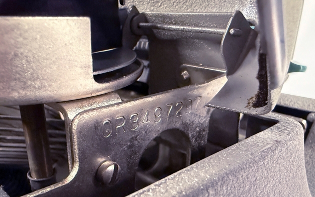Remington "Quiet-Riter" serial number location...