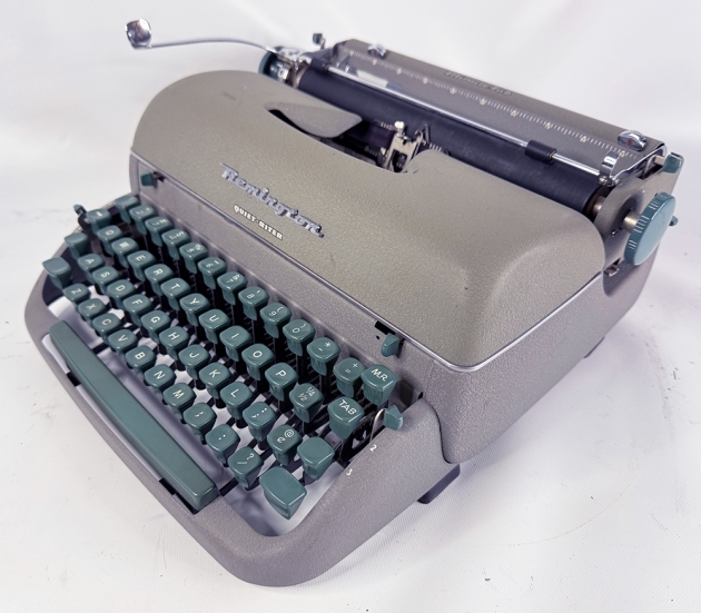 Remington "Quiet-Riter" from the right side, 3/4 view...
