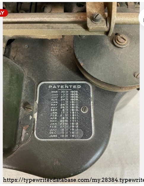 Right-rear patent plate.