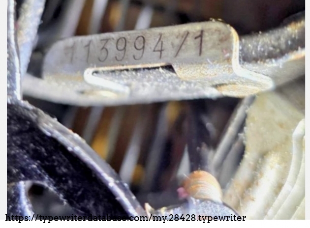 Serial number.