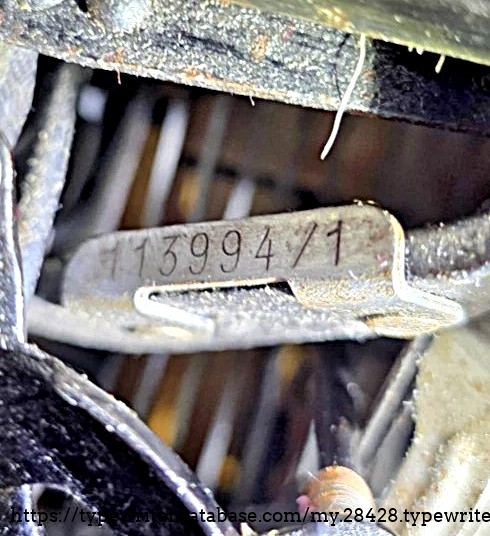 Serial number.