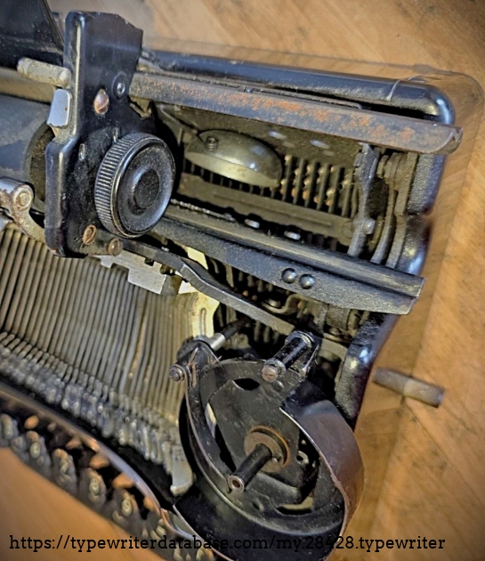 Right carriage end.