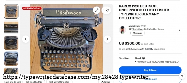 Main eBay listing page.