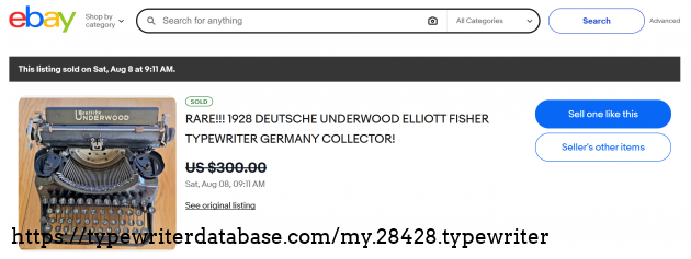 eBay sold listing page.