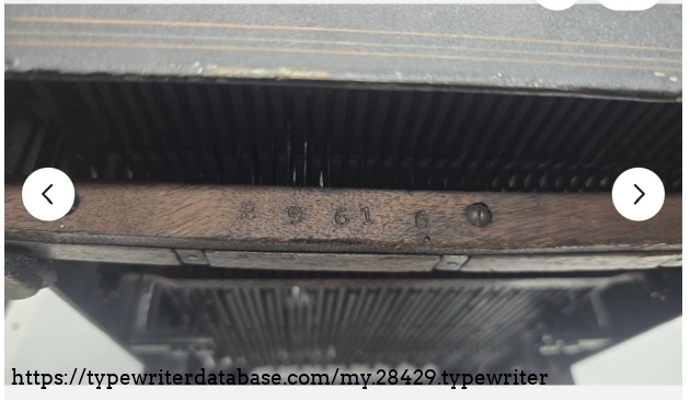 U-bar serial number.
