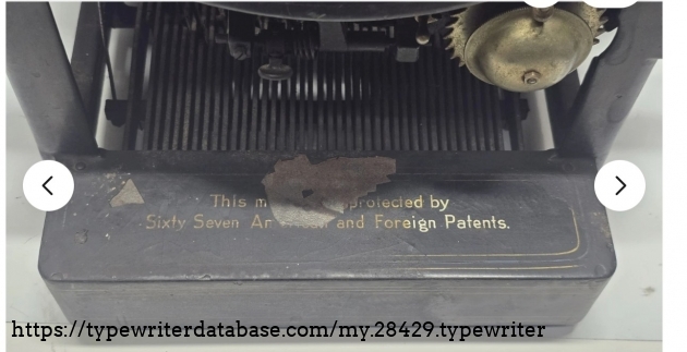 Patent decal.