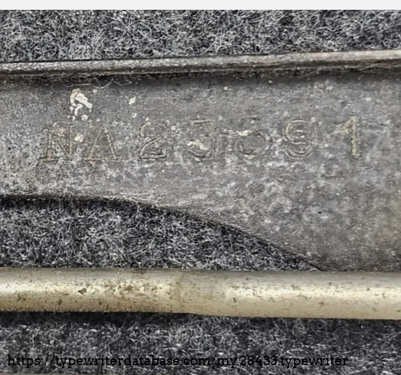 Serial number.