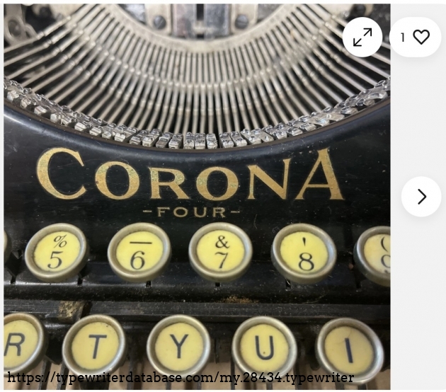 Detail showing the "Corona Four" decal.