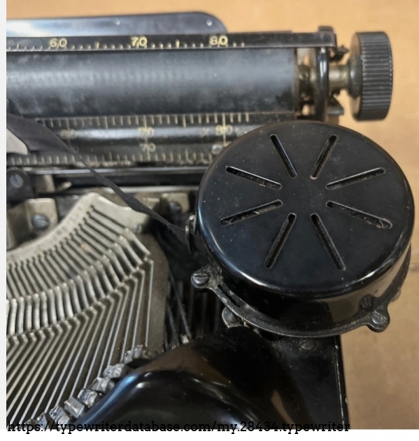 Right ribbon spool cover.
