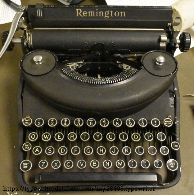 Note the bent frame at the front, and the missing left paper finger.