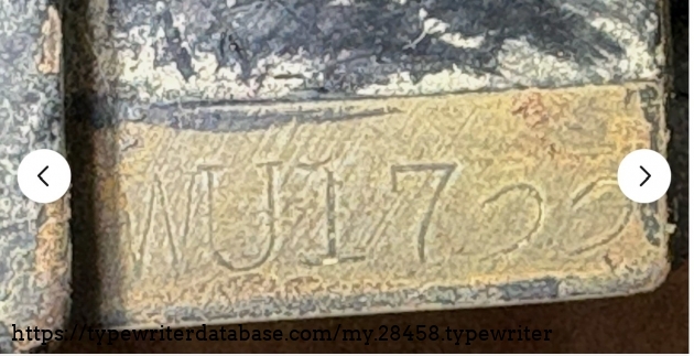 Serial number.