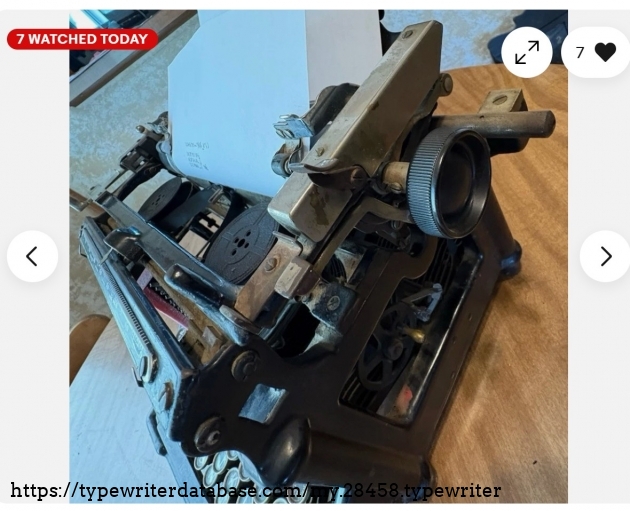 Right, strange point of view (hey, it's an eBay listing photo!).