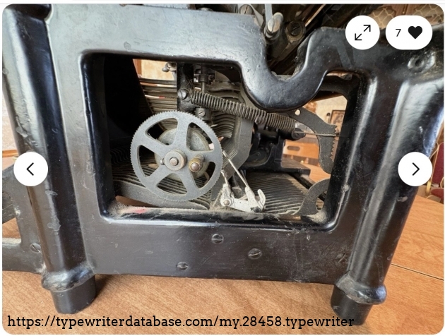 Right broadside, frame opening.