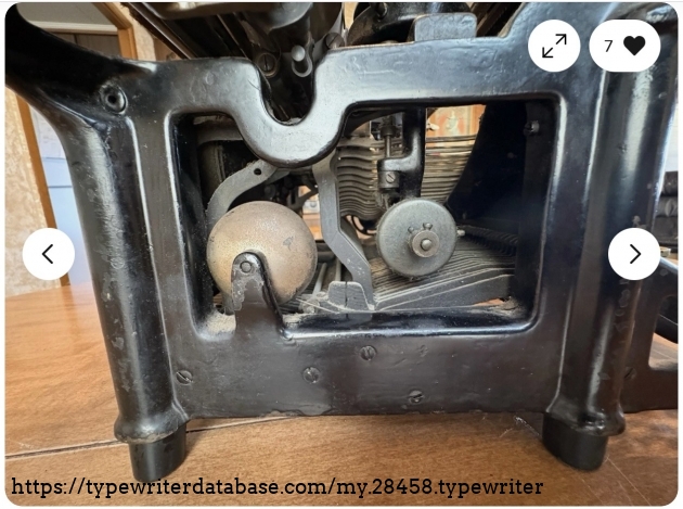 Left broadside, frame opening.
