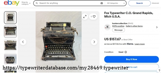 eBay main listing page.