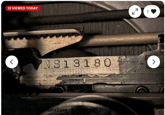 Serial number.