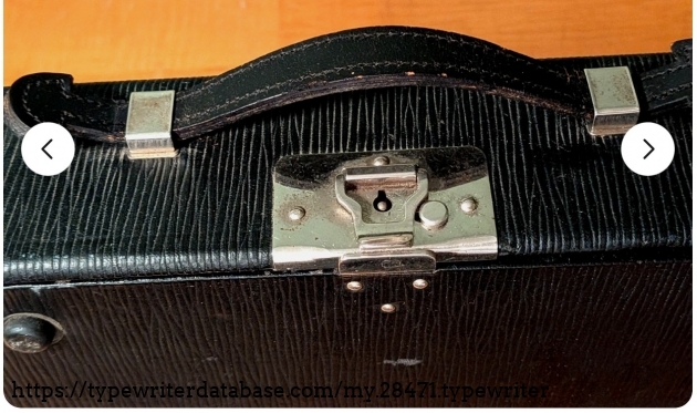 Case - latch and handle detail.
