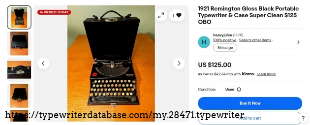 eBay main listing page, after I messaged the seller and they updated the listing.