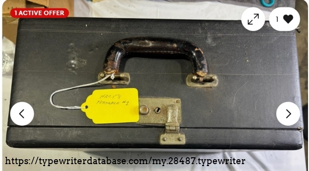 Another view of the front of the case.  This is a plain case style.  Often the case has a racing stripe for these late-1930s Weedsport machines.