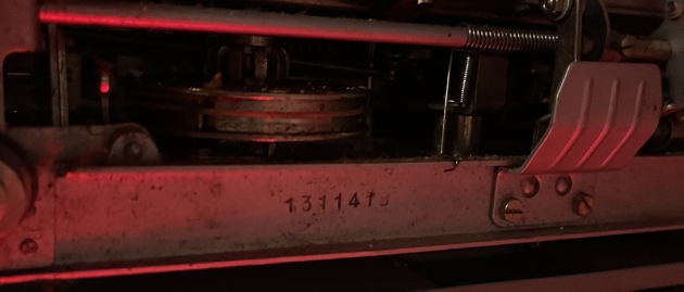 serial number