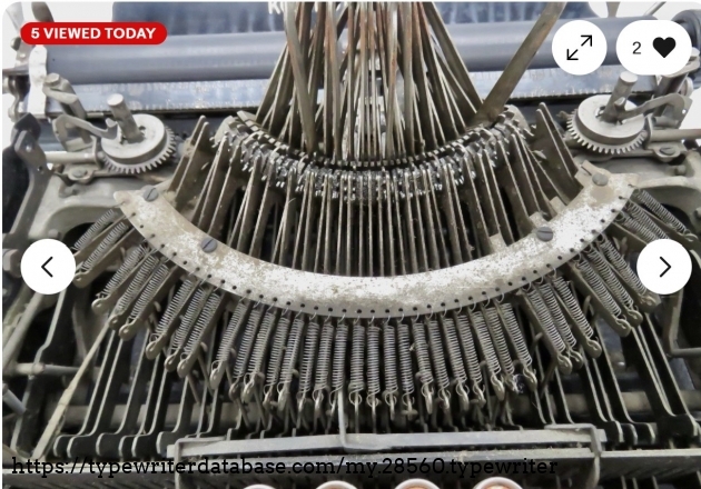 Typebar return springs.