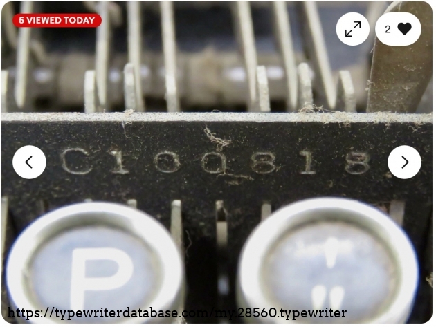 Serial number.