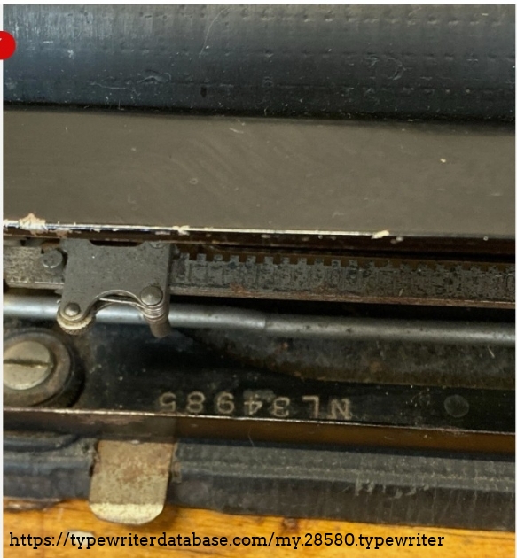 Serial number.