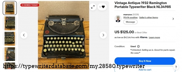 eBay main listing page.