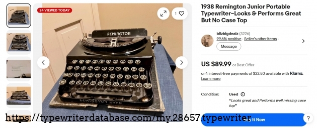 eBay main listing page.
