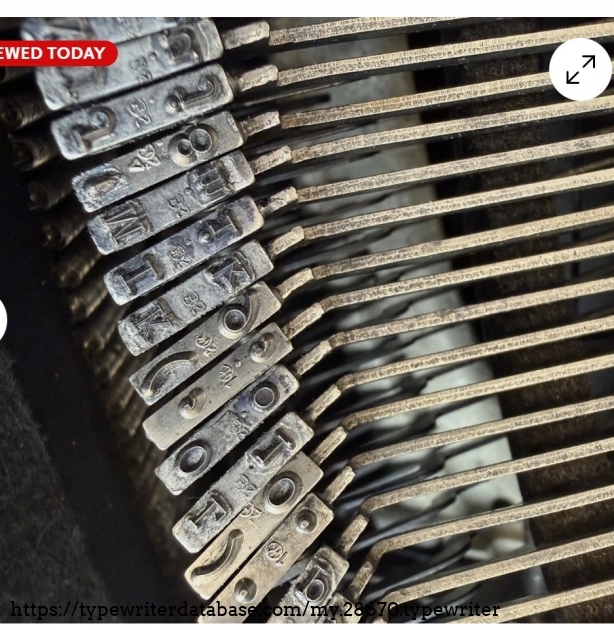 Typebars, right-middle.