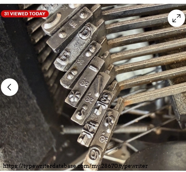 Typebars, right-end.