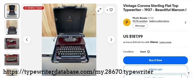 eBay main listing view.