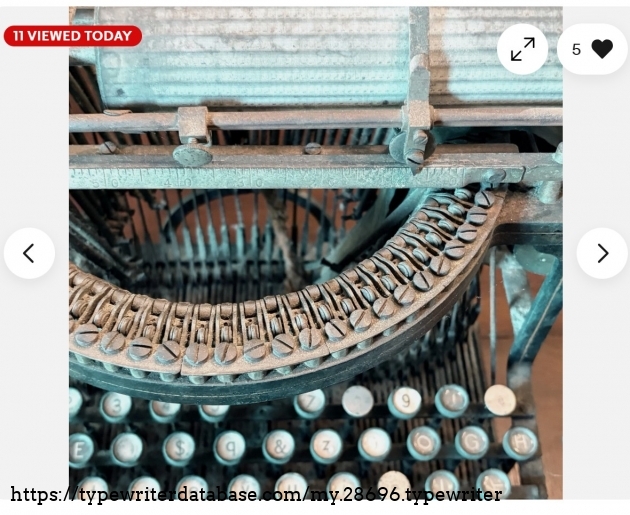 Type basket, forward detail.