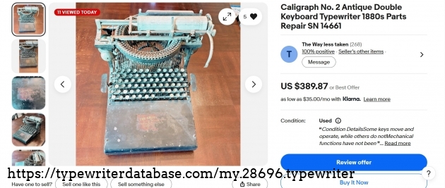 eBay main listing view.